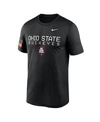 Nike Men's Black Ohio State Buckeyes 2024 Military Appreciation Legend Performance T-Shirt