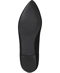 Journee Collection Women's Minnah Knit Pointed Toe Dress Flats