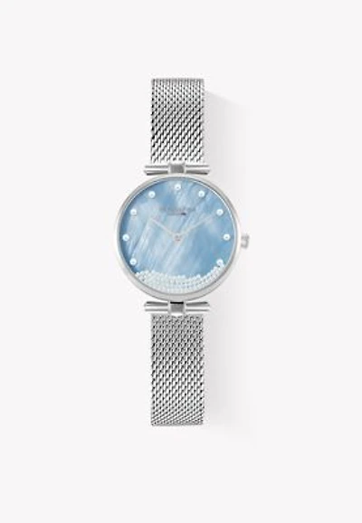 Woman Watch 30mm Mother Of Pearl Dial 60 Pearls Victoria Hyde