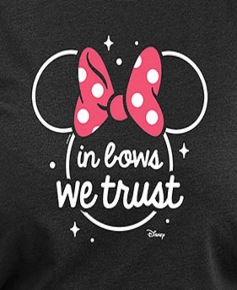 Hybrid Apparel Plus Disney Minnie Mouse Bows We Trust Graphic Pullover T-shirt