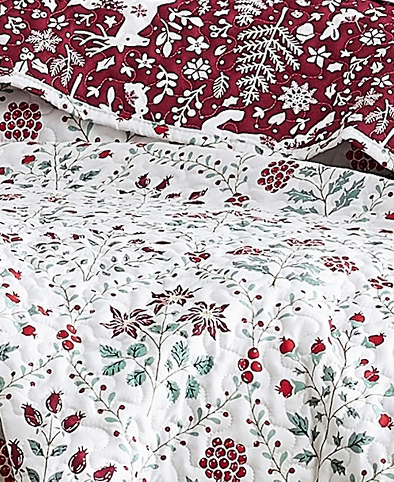 Southshore Fine Linens Holiday Harmony 7-Pc. Quilt Set, King/California King