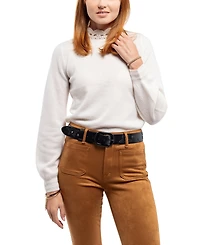 Old Trend Women's Glory Star Leather Belt