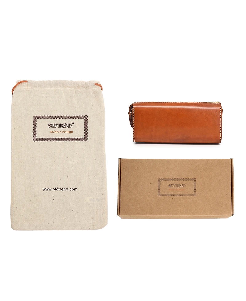 Old Trend Portable Leather Box