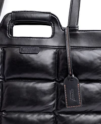 Old Trend Puffy Clover Tote Bag