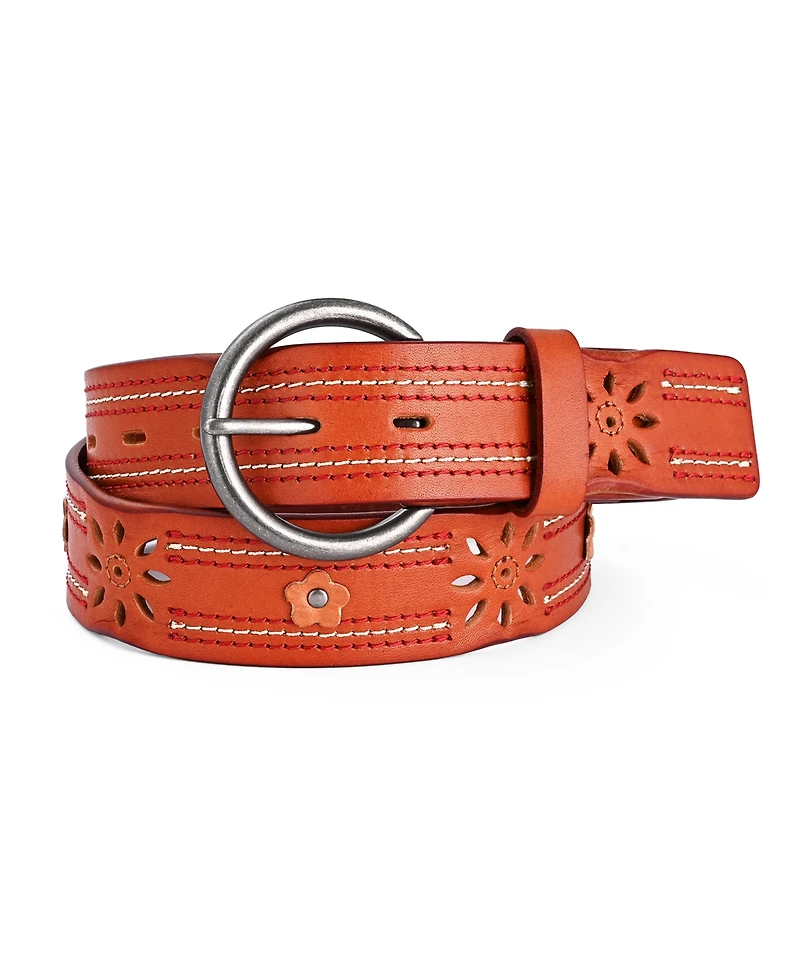 Old Trend Women's Blossom Valley Leather Belt