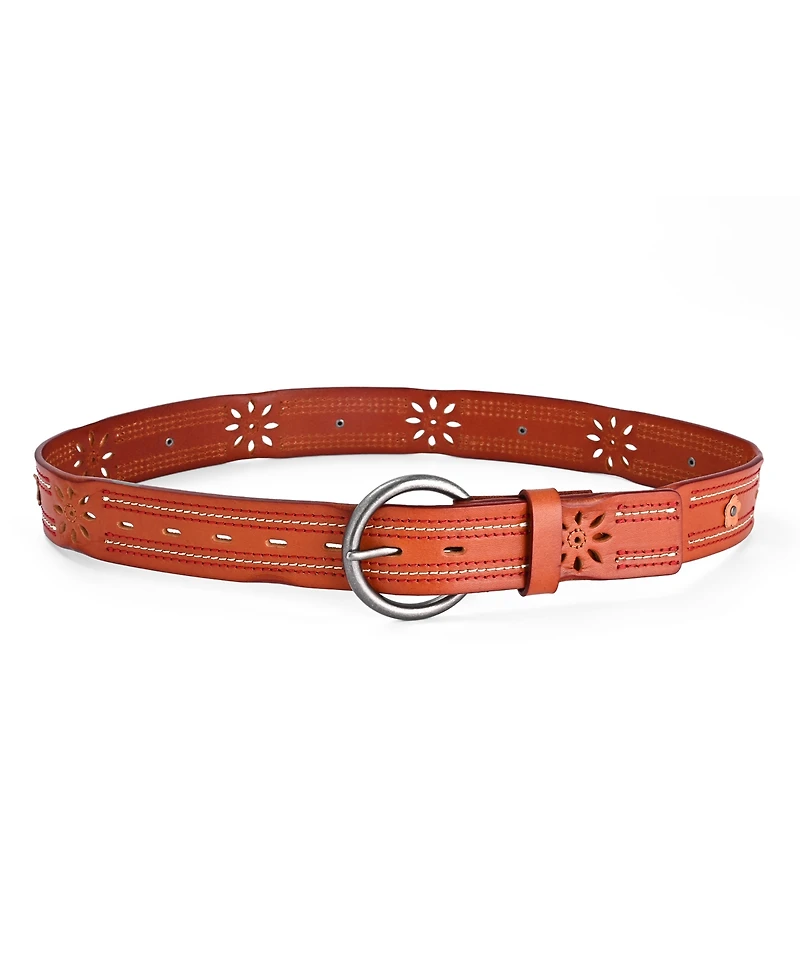 Old Trend Women's Blossom Valley Leather Belt