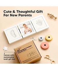 Fond Baby Hand and Footprint Kit Frame, Shower Gifts for Boys, Girls, Newborn Keepsake