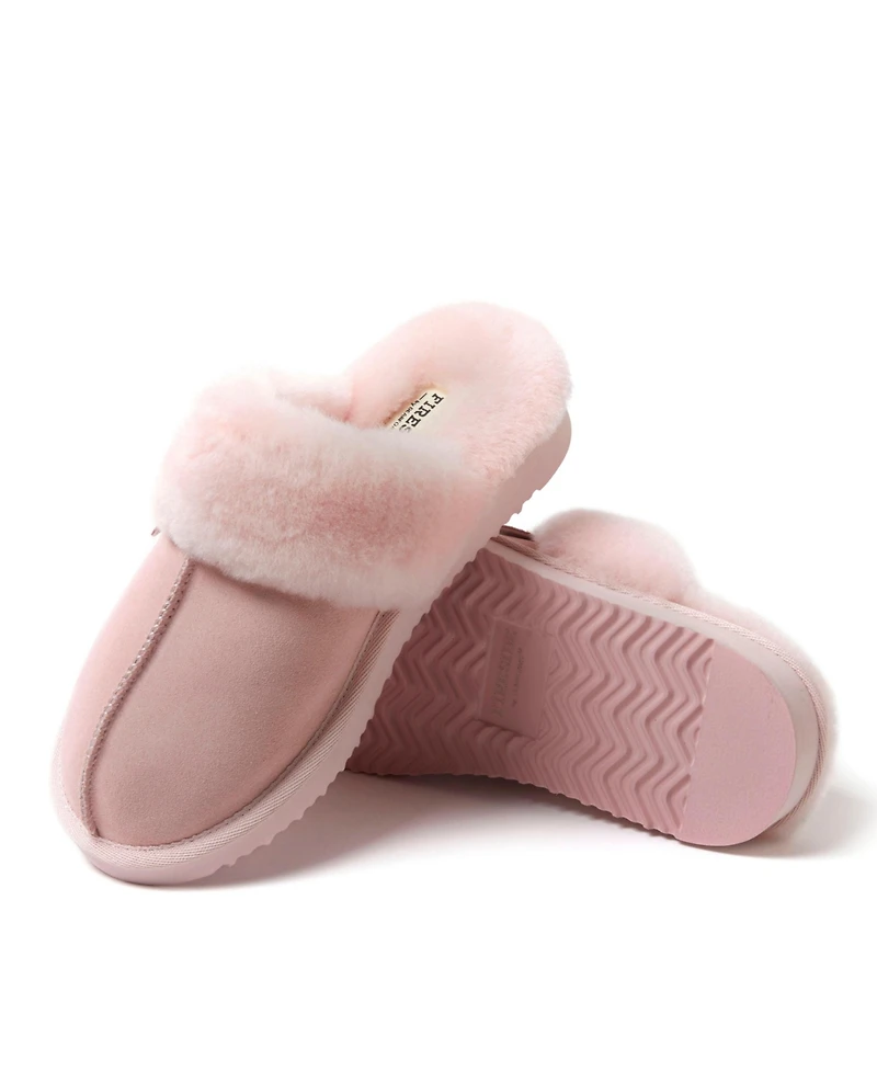 Fireside by Dearfoams Women's Sydney Genuine Shearling Scuff Slipper