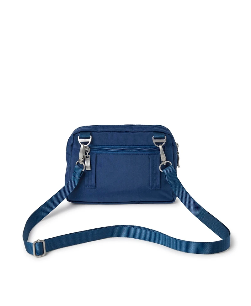 Baggallini Triple Zip Crossbody Bag