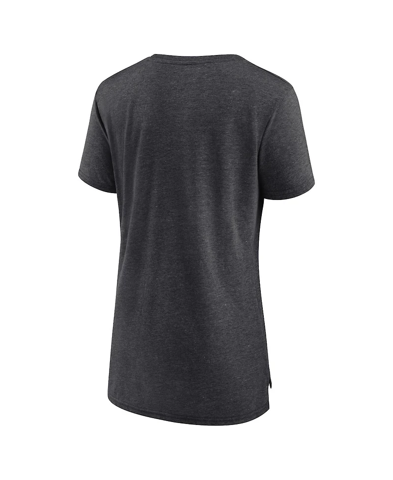 Fanatics Women's Black Oregon Ducks True Classics Break It Down Tri-Blend T-Shirt