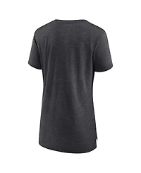 Fanatics Women's Black Oregon Ducks True Classics Break It Down Tri-Blend T-Shirt