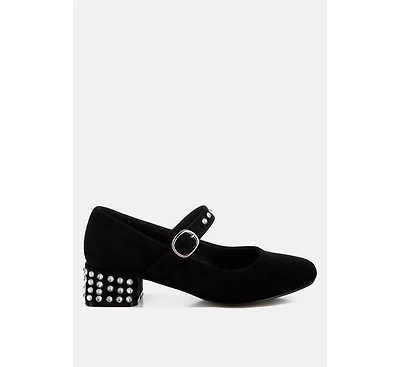 Sima Studded Mary Jane Pumps Women