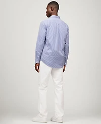 Tommy Hilfiger Men's Regular-Fit Flex Gingham Check Button-Down Poplin Shirt