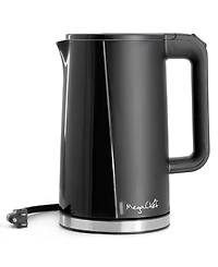 MegaChef 1.7 Quart Double Wall Stainless Steel Electric Tea Kettle