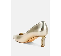 Tagetes Metallic Fantasy Heel Pumps Women