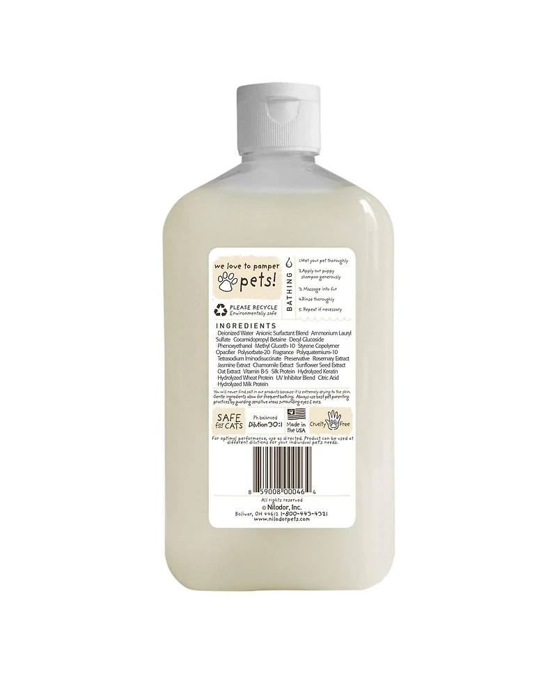 Bobbi Panter (Botanical) Puppy Dog Shampoo Milk Protein, Jasmine, Sunflower Extract, Rosemary, Chamomile