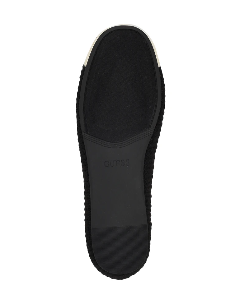 Guess Women's Maysa Crochet Knit Mary Jane Flats