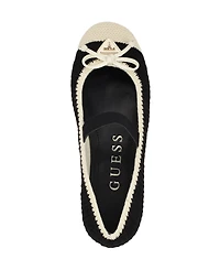 Guess Women's Maysa Crochet Knit Mary Jane Flats