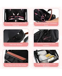 Costway Lightweight Stroller Aluminium Frame with Net for Travel 15 lbs