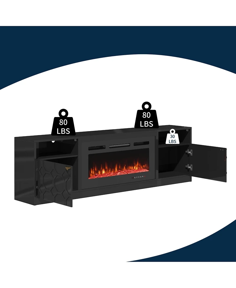 36 inches Multifunctional Electric Fireplace Tv Stand