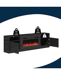 36 inches Multifunctional Electric Fireplace Tv Stand