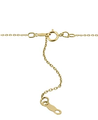 Macy's Cultured Freshwater Pearl (4mm 9mm) Pendant Necklace in 10k Yellow Gold, 18" + 2" extender