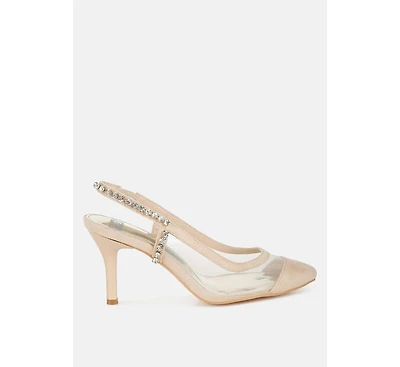 Yaga Stiletto Heel Slingback Sandals Women