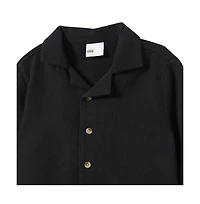 Cotton On Little Boys Cabana Short Sleeve Shirt