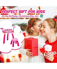 Sugift 24-Key Piano Keyboard Dj Drum Combination with Microphone and MP3