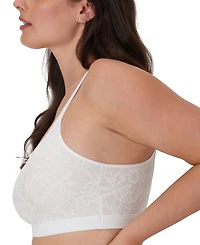 Bali Women's Breathe Lace-Overlay Bralette Dfcmbr