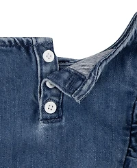 Levi's Baby Girls Denim Top and Heart Pants, 2-Piece Set