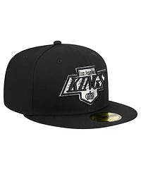 New Era Men's Black Los Angeles Kings Core 59FIFTY Fitted Hat