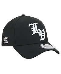 New Era Men's Black Las Vegas Raiders Mystic 9FORTY A-Frame Adjustable Hat