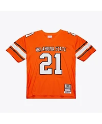 Mitchell & Ness Men's Barry Sanders Orange Oklahoma State Cowboys 1987 Replica Jersey