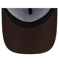 New Era Men's Brown San Diego Padres 9FORTY A-Frame Trucker Adjustable Hat