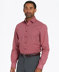 Nick Graham Men's Modern-Fit Medallion Tile Dress Shirt