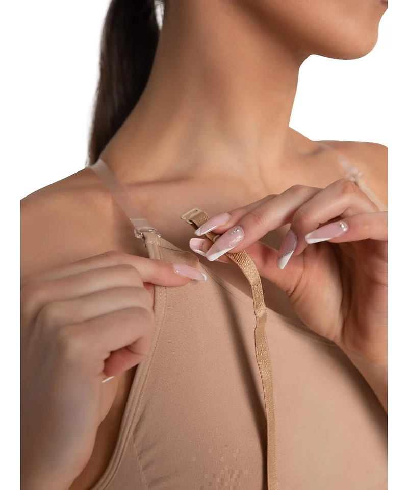 Women's Seamless Clear Back Bra