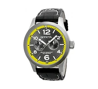 Invicta Men's 14141 I-Force Quartz 3 Hand Charcoal Dial Watch