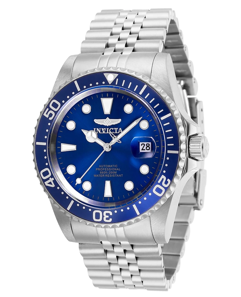 Invicta Men's 30092 Pro Diver Automatic 3 Hand Blue Dial Watch