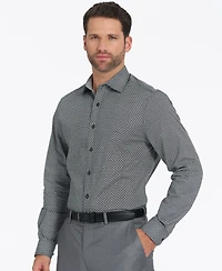 Nick Graham Men's Modern-Fit Floral Mosaic Dress Shirt