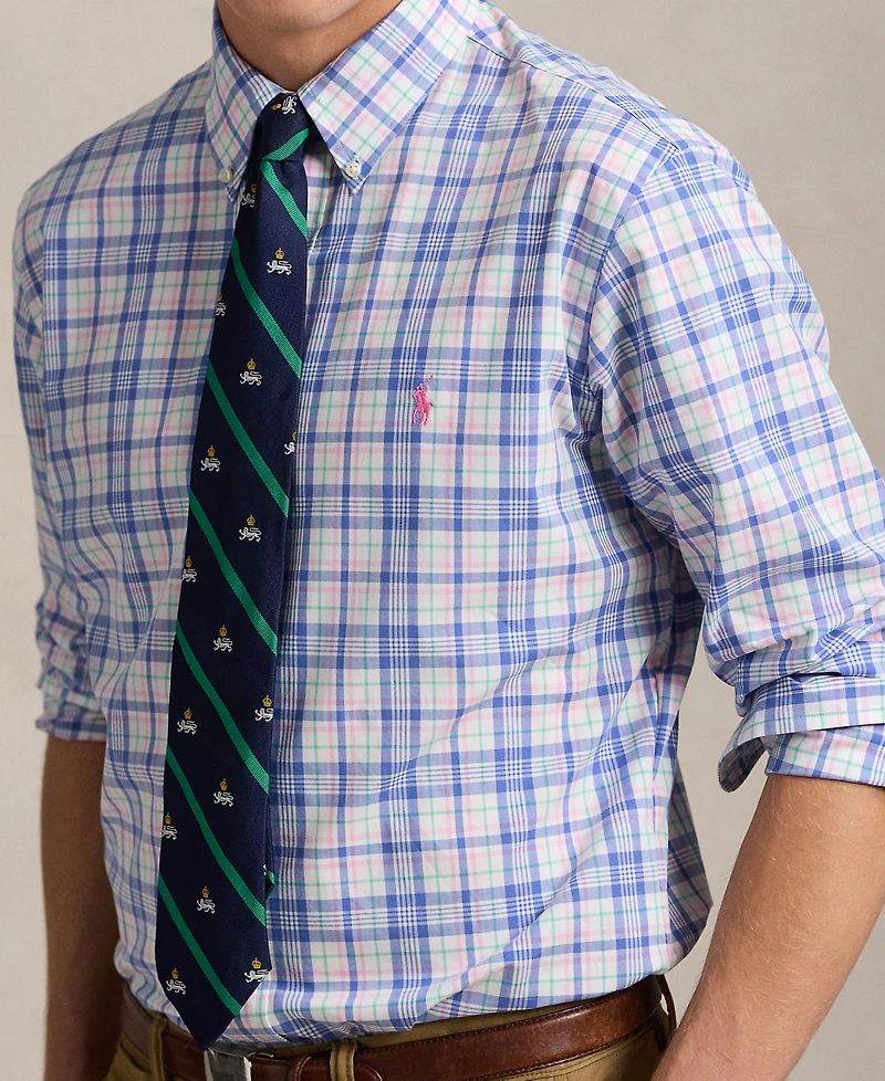 Polo Ralph Lauren Men's Classic-Fit Gingham Stretch Poplin Shirt