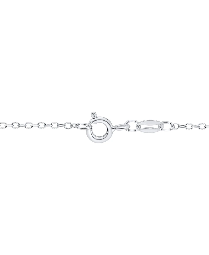 Gia Certified Diamond 18" Halo Pendant Necklace (5/8 ct. t.w.) in 14k White Gold