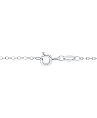 Gia Certified Diamond 18" Halo Pendant Necklace (5/8 ct. t.w.) in 14k White Gold