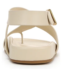 Franco Sarto Women's Blair Toe Loop Round Flat Sandals
