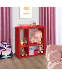 Kings Brand Furniture Katelyn 4-Cube Bookcase/Organizer