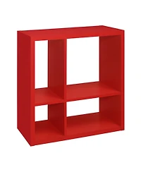 Kings Brand Furniture Katelyn 4-Cube Bookcase/Organizer