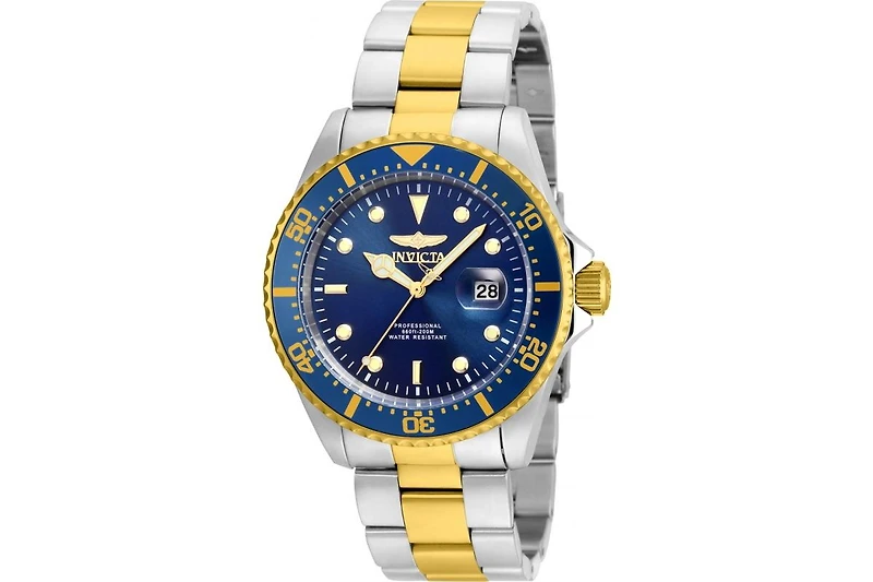 Invicta Men's Pro Diver Quartz 3 Hand Blue Dial Watch