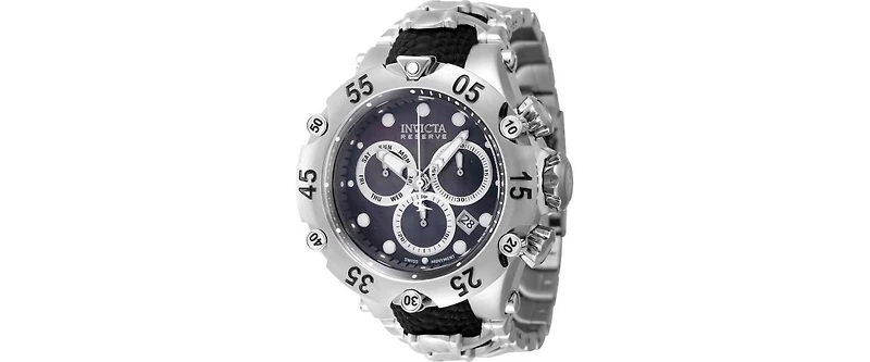 Invicta Men's 47157 Reserve Quartz Chronograph Black Dial Watch