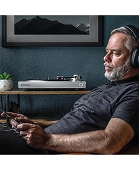 Victrola Hi-Res Carbon Bluetooth Turntable with aptX Adaptive Audio and Ortofon 2M Red Cartridge