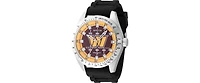 Invicta Men's 47866 Nfl Washington Commanders Quartz Multifunction Dark Red, Yellow Dial Watch